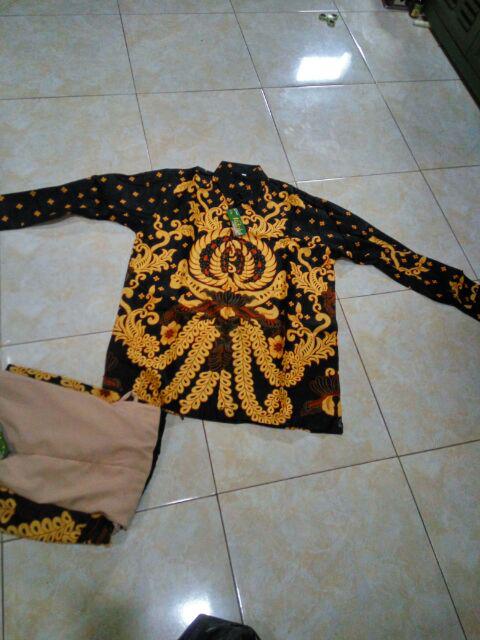 (promo Lebaran) Maura Couple - Sania Ruffle Batik Couple Ori Ndoro Jowi Dnt Garansi Termurah Shopee-
