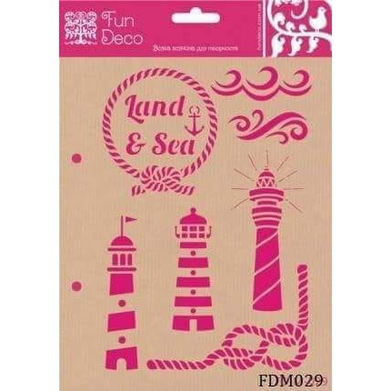 

Fun Deco Stencil ~ FDM029