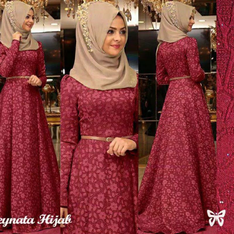 Baju Lebaran 2021 Terbaru Busana Muslim Gamis Murah Gaun Pesta Muslimah Baju Wanita Kondangan jumbo