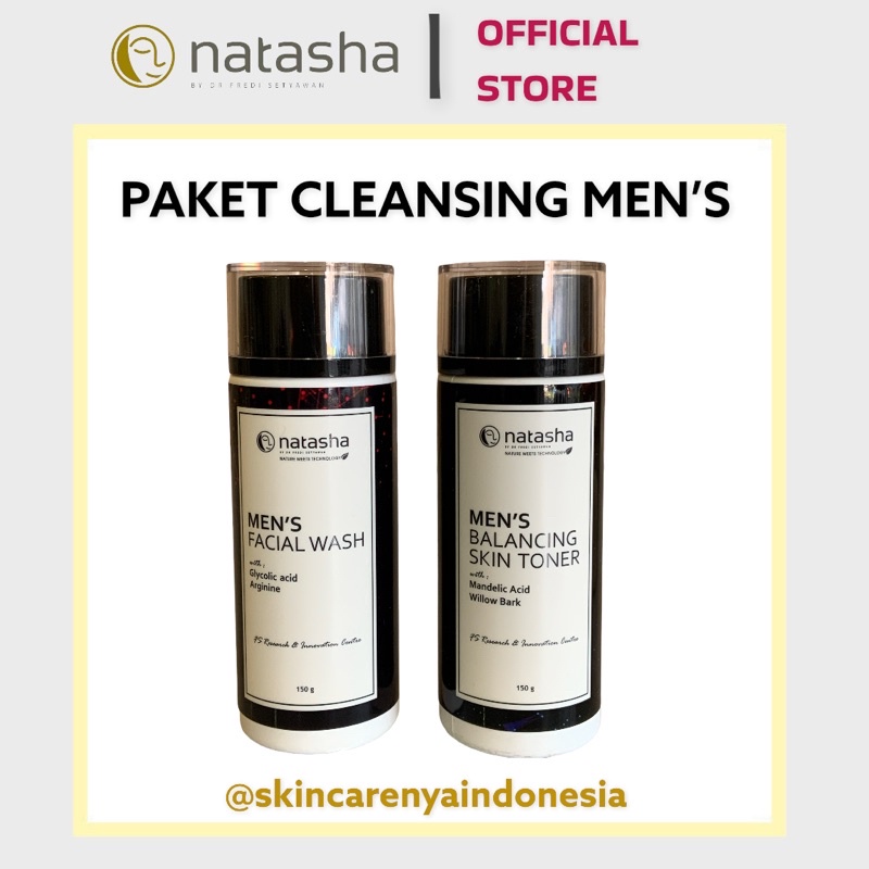 NATASHA SKINCARE PAKET CLEANSING FOR MEN'S