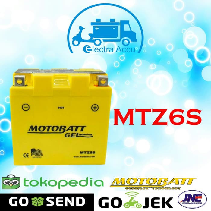 aki motor motobatt MTZ6S