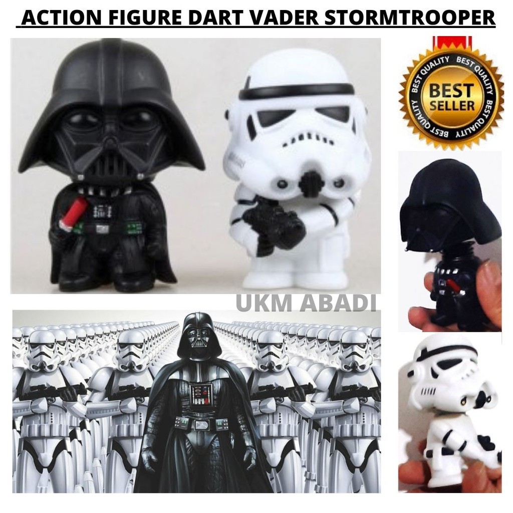 Mainan Action Figure Starwar5 Car Shake Boneka Goyang Mobil Q Version  111124