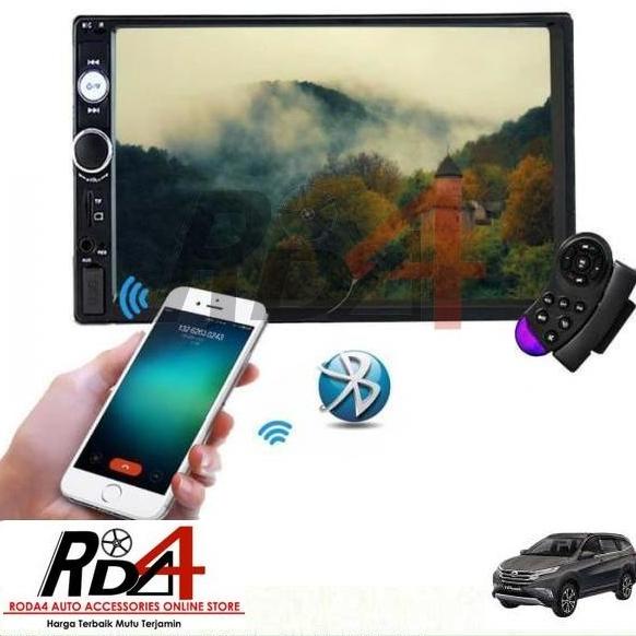 Tape Mobil Head Unit Double Din Mirror Link Android All New Terios rod4 Kualitas Baik