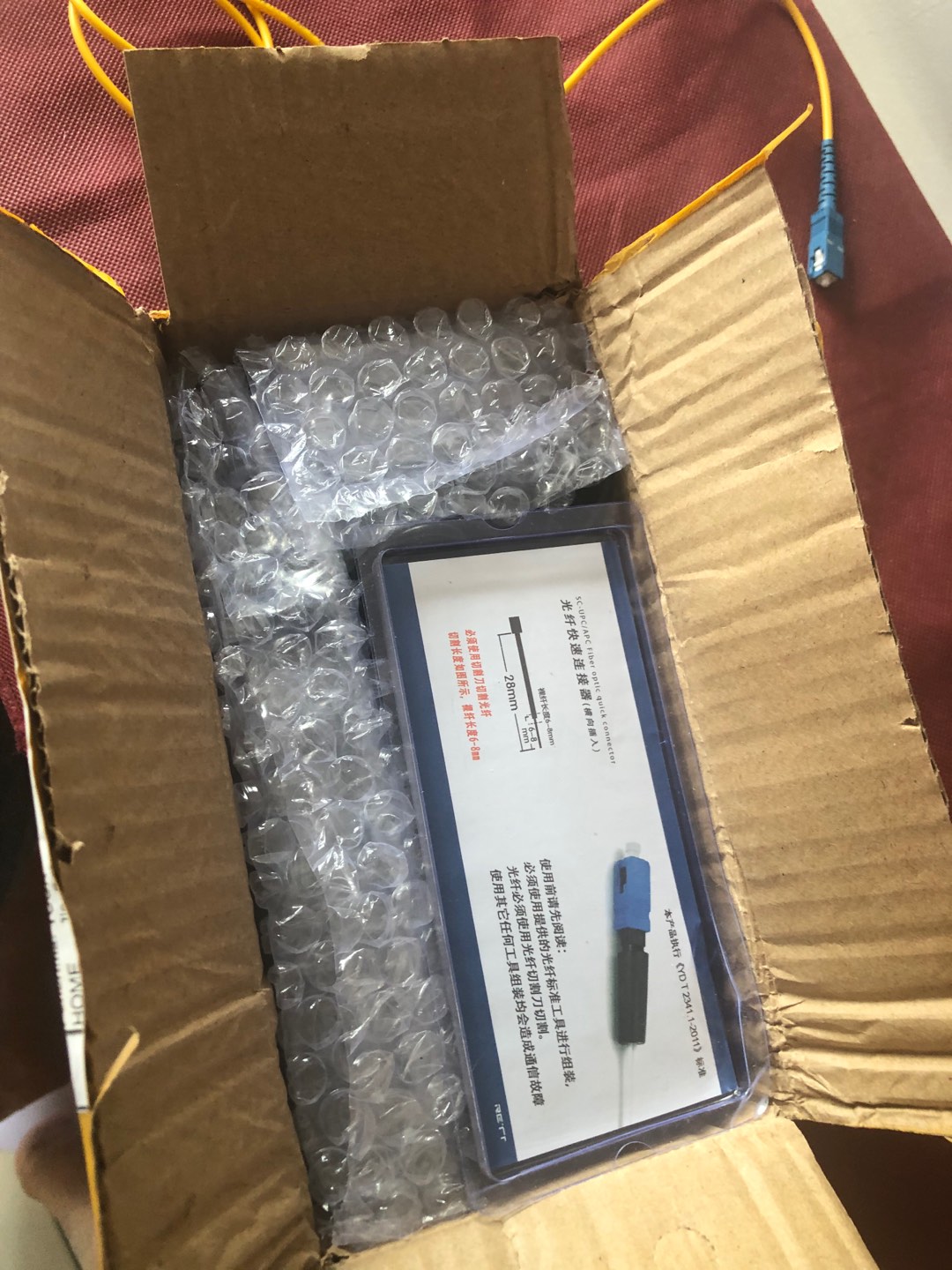 10pcs Konektor Fiber Optic Quick Cold Upc Quick Cold Upc Ftth Upc