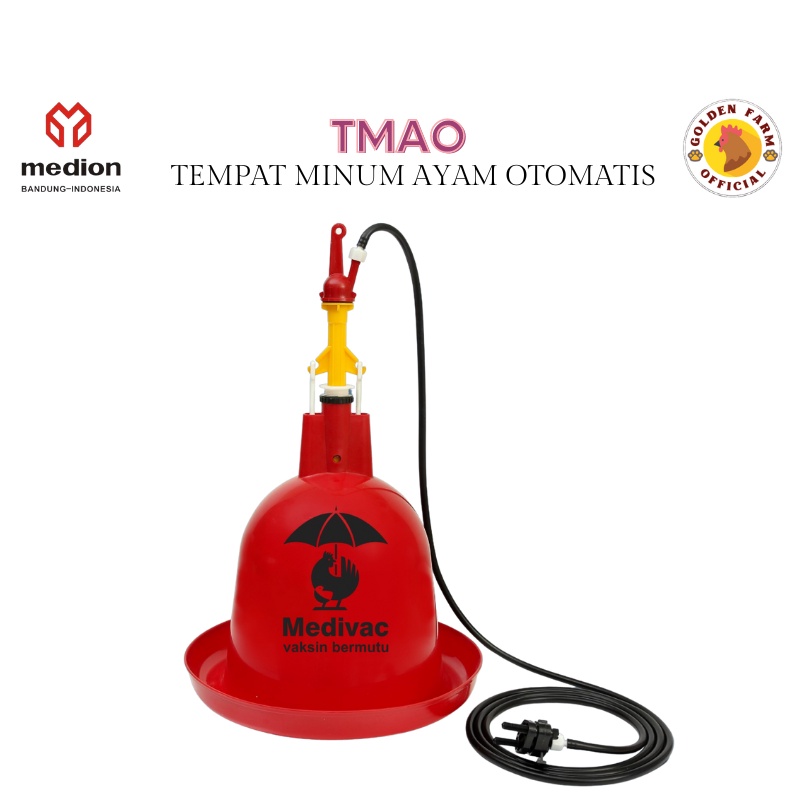 Tempat minum ayam otomatis - medion
