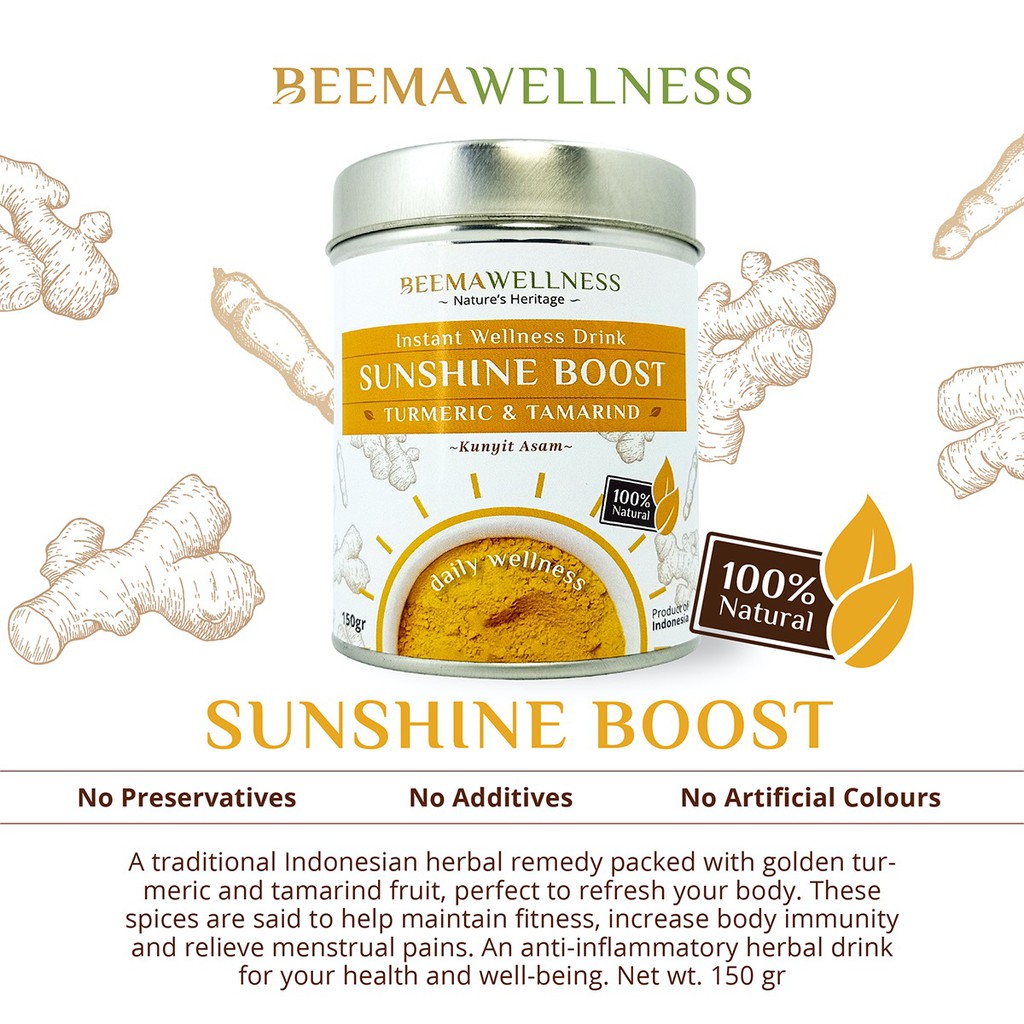 

Beema Welness Sunshine Boost Kunyit Asam - 150gr