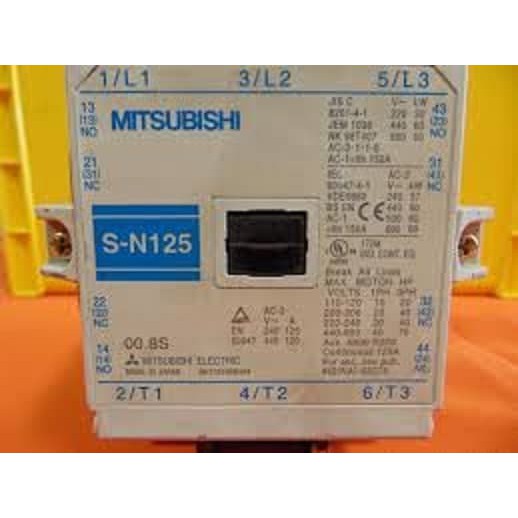 kontaktor contactor mitsubishi s-n125 sn125 sn-125