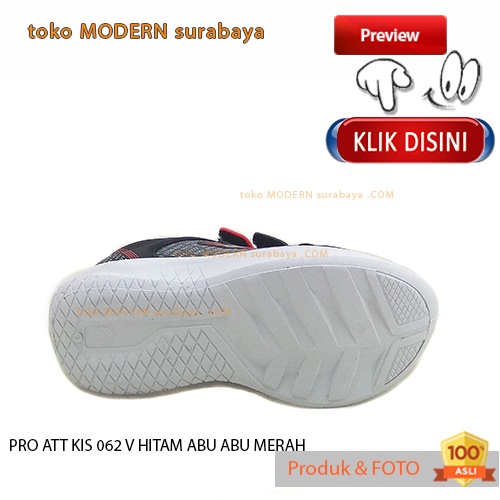 PRO ATT KIS 062 V HITAM ABU ABU MERAH sepatu anak sepatu sneakers kets