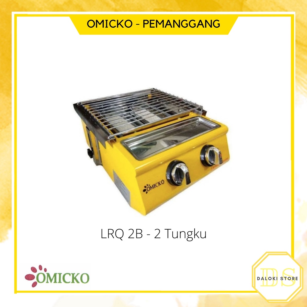 PANGGANGAN BBQ GAS OMICKO 2 TUNGKU, 3 TUNGKU, 4 TUNGKU