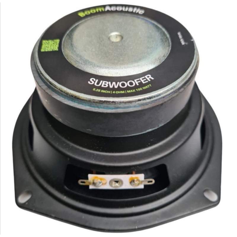 HIFI Subwoofer Bass Karet Besar 5.25 in inch untuk mobil car speaker aktif