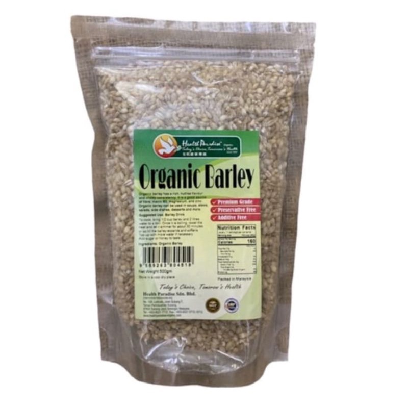 

Health Paradise Organic Pearl Barley 500gr