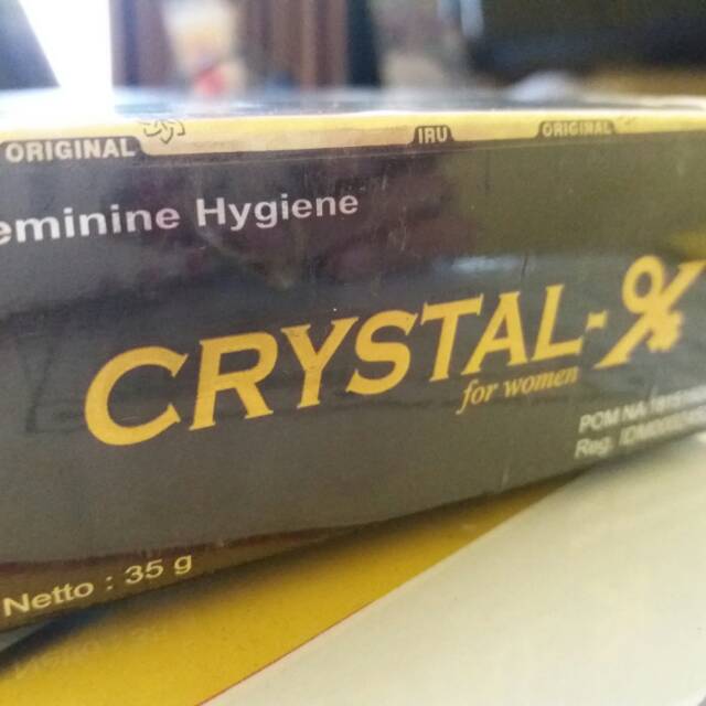 CRYSTAL X 100% ORI ( Tidak Ori Uang Kembali )