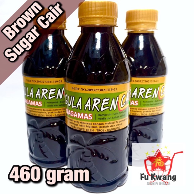 

Brown Sugar Gula Aren Cair Nagamas 460 gram