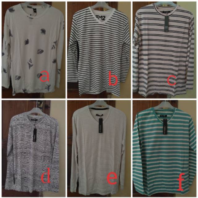 SALE Kaos Lengan Panjang/ Kaos Cewek/ Kaos Cowok/ Kaos Katun/ Kaos Garis Garis/ Kaos Motif