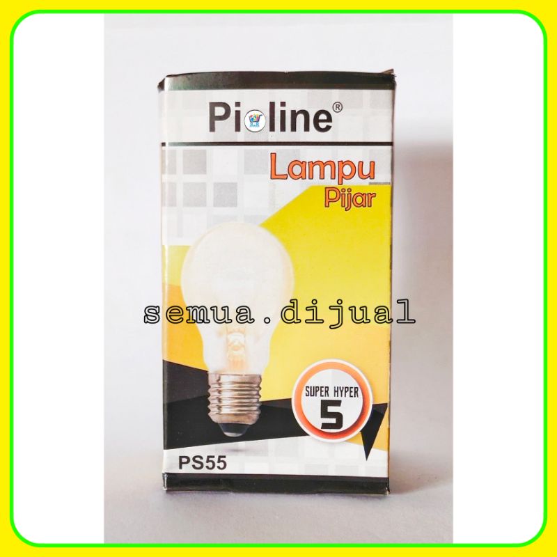 Semua.dijual / Lampu Pijar Pioline ps55 5 Watt cocok untuk budidaya telur ayam