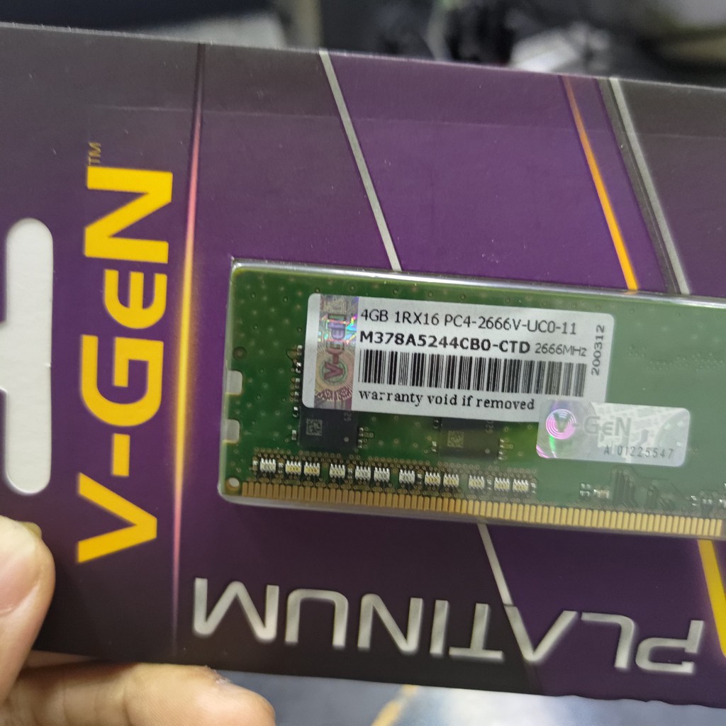 Dimm Vgen V-gen Platinum 4GB DDR4 2666 resmi