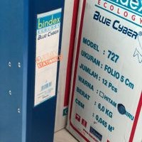 Ordner Bindex 717 Hitam / Biru Folio 7cm
