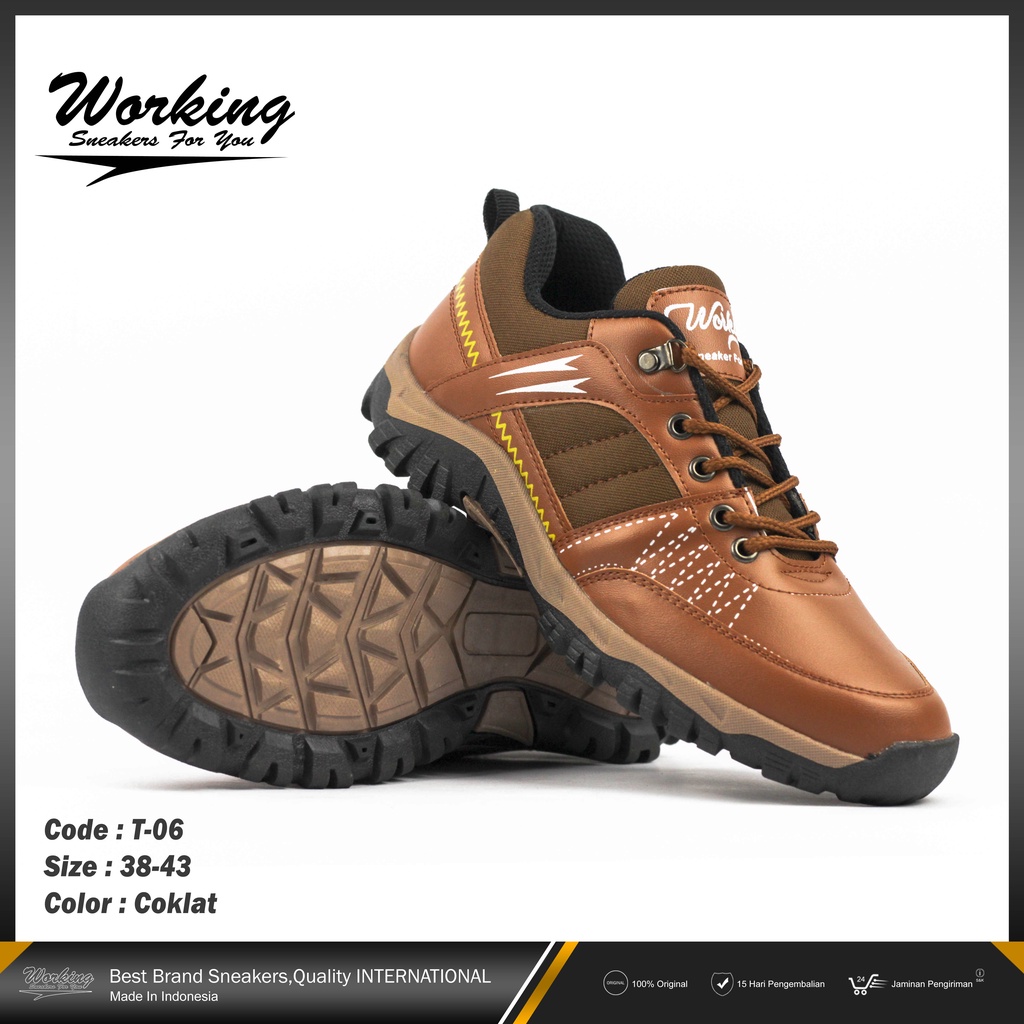 Working Sneakers For You Sepatu Hiking T-06 Original