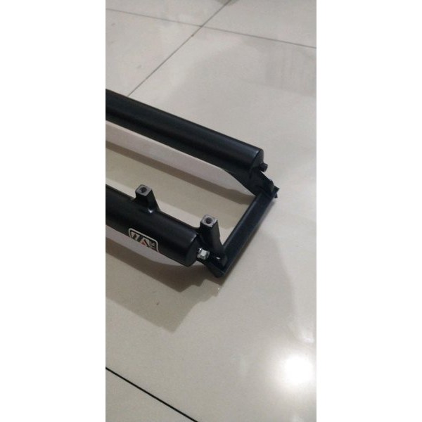 Garpu sepeda MTB 27.5 fork suspension SYTE with lock preload travel 120 alloy