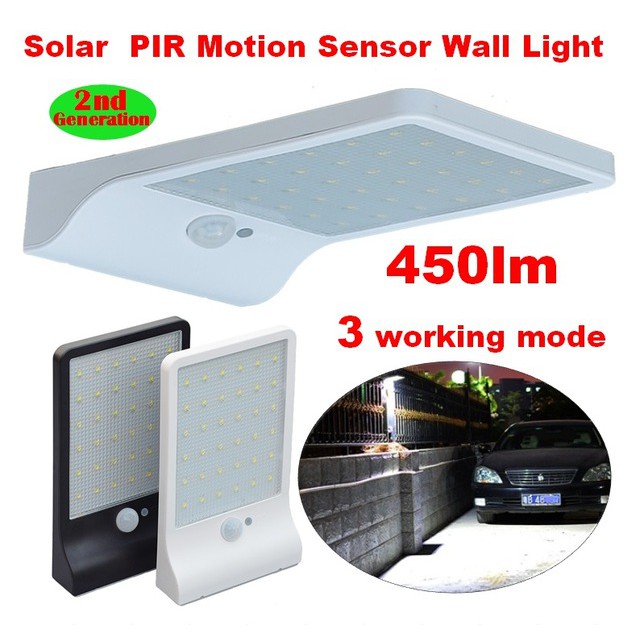 Solar Motion Light 36 Led, Lampu Tenaga Matahari otomatis menyala malam-mati siang hari