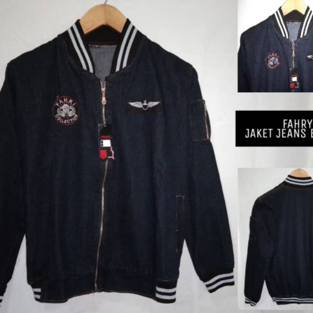 Jaket bomber jeans/jaket jeans bomber/jaket pria/fashion pria