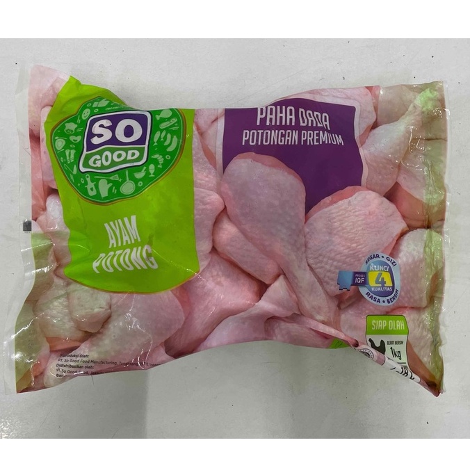 Ayam Potong Paha Dada Premium So Good 1 KG