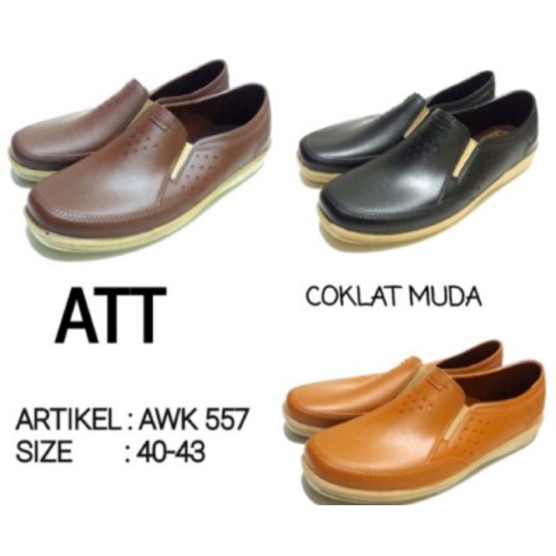 SEPATU FANTOFEL KARET PRIA TERLARIS / SEPATU ATT AWK 578/ SEPATU CASUAL KARET PRIA