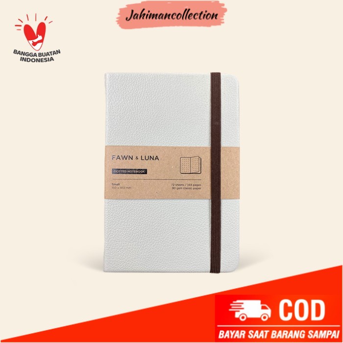 

✨ BISA COD ✨ Notebook Small A6 - Barely Beige - Buku Jurnal / Agenda - Dotted