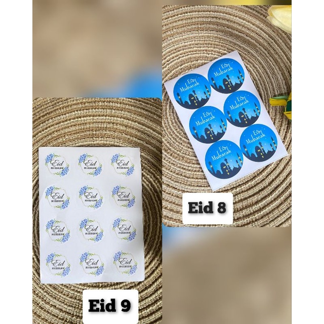 STICKER TOPLES LEBARAN EID / STICKER HAMPERS KOTAK HADIAH LEBARAN IDUL FITRI 2022