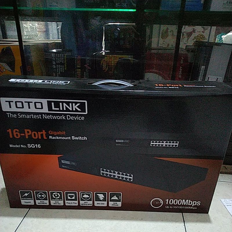SWITCH HUB TOTOLINK 16PORT GIGABIT BESI