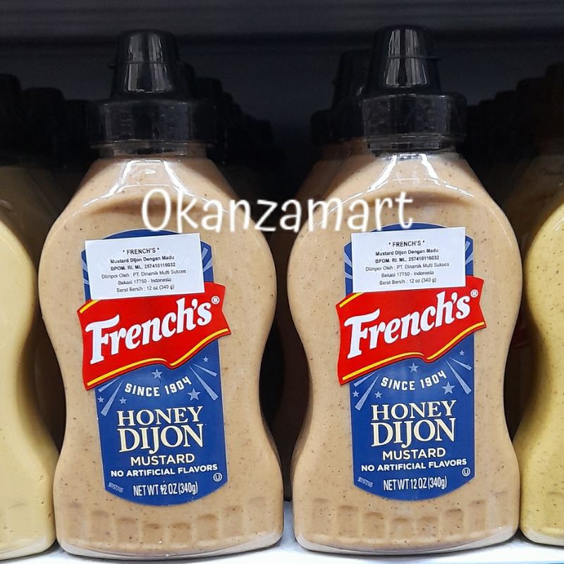 

French's Frenchs Honey Dijon Mustard 340gr