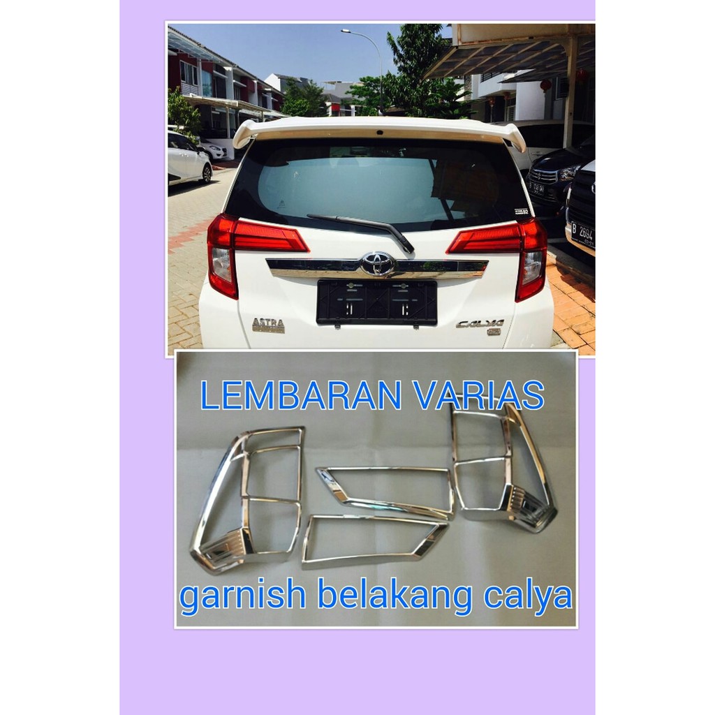 garnish lampu belakang sigra