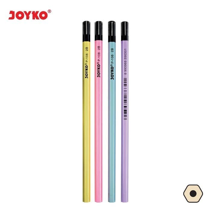 

Spesial Pensil/Pencil/Alat Tulis Kantor/Pensil 2B Joyko Mutiara/Pensil P-108 Berkualitas