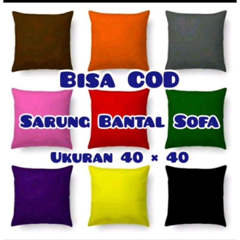 Sarung Bantal sofa Minimalis Ruang Tamu ukuran 40x40