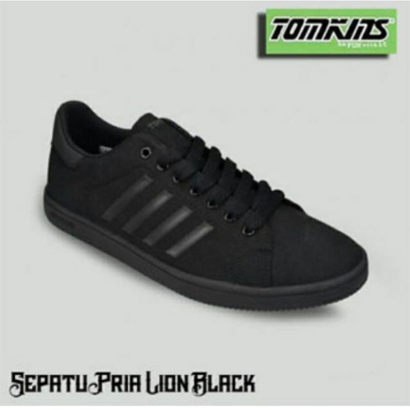 Sepatu TOMKINS lion black,Remaja & Dewasa