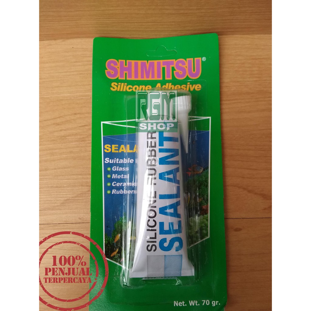 sealant silicon silikon lem kaca aquarium aquascape 70gr murah