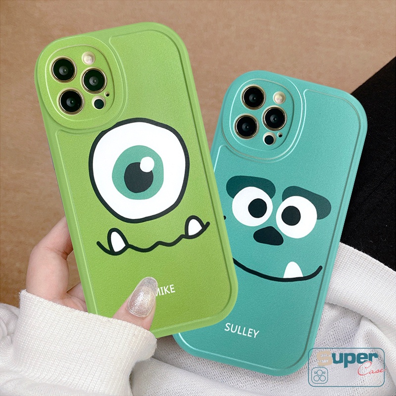 Monsters University Mike Oval Couples Case Xiaomi POCO X3 Pro X3 NFC M3 F4 Redmi Note 11s 10s 8 9s 9 10 11 Pro Max Plus 12C A1 10C 9A 9T 9C NFC K40S Perlindungan Lensa Soft Case