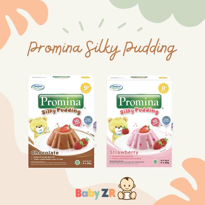 

Promina Silky Pudding Coklat/Strawberry 100gr