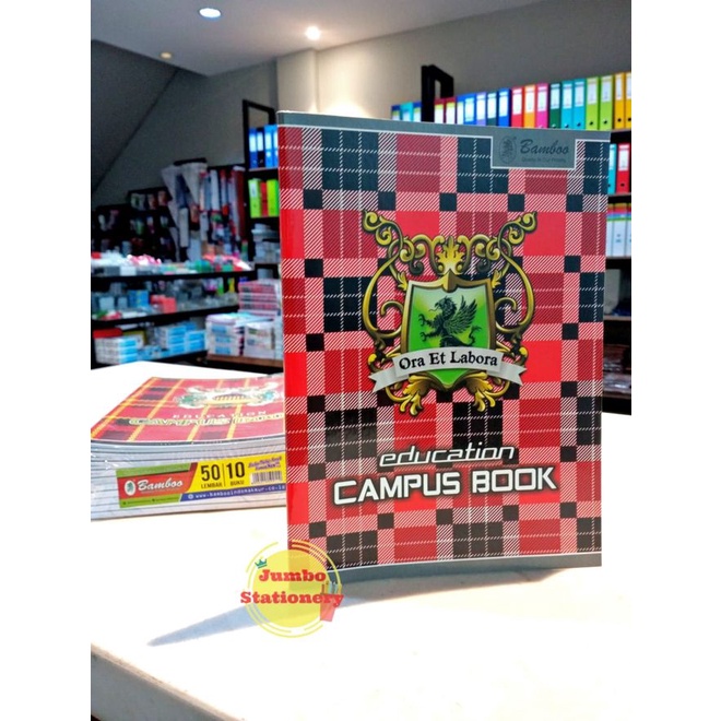 Buku Campus Bamboo 50 lembar per pcs (satuan)