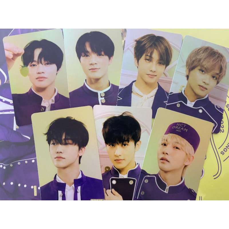 SEASON'S GREETING BENEFIT ALADDIN NCT DREAM BENE ONLY PHOTOCARD PC MARK RENJUN JENO HAECHAN JAEMIN C