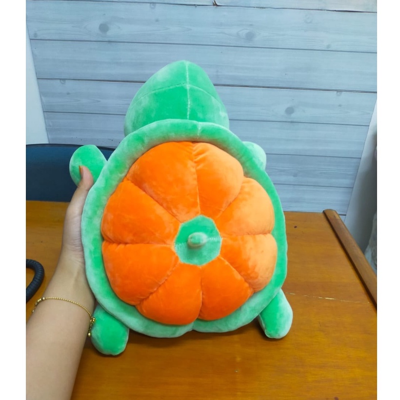 Boneka Kura Kura Labu /boneka turtle/boneka animal/Boneka Kura Kura Jumbo/Boneka Turtle Jumbo/Animal Boneka Besar