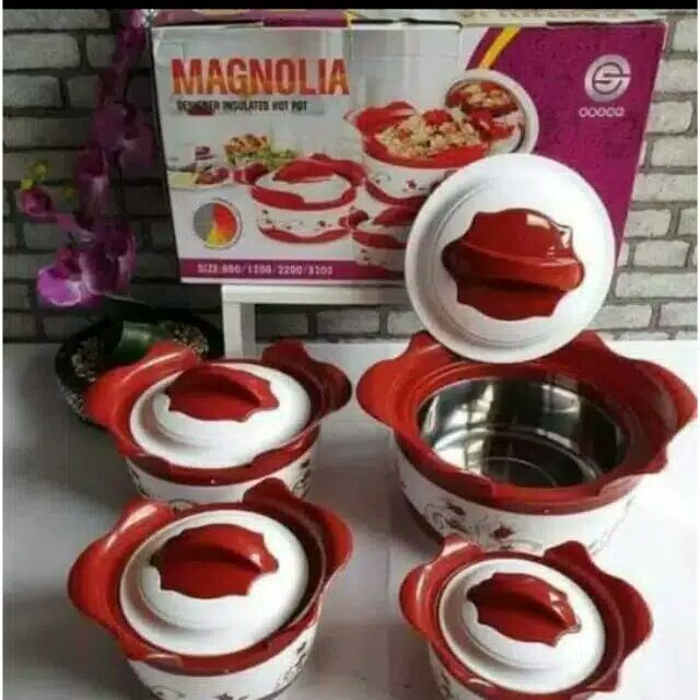 PANCI SET MAGNOLIA TEMPAT SAYUR SET ISI 4PCS