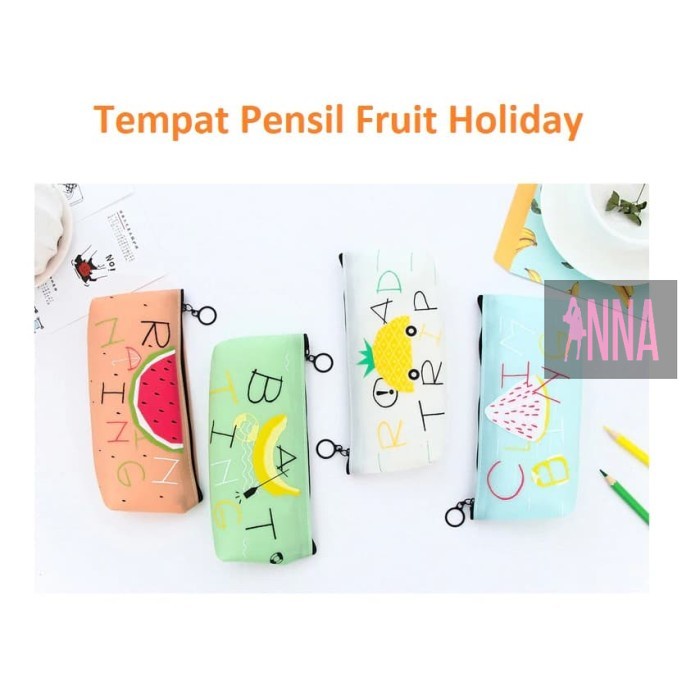 

Promo Shopee TP0052 Tempat Pensil Fruit Holiday Pencil Case / Tempat Kosmetik - white Termurah