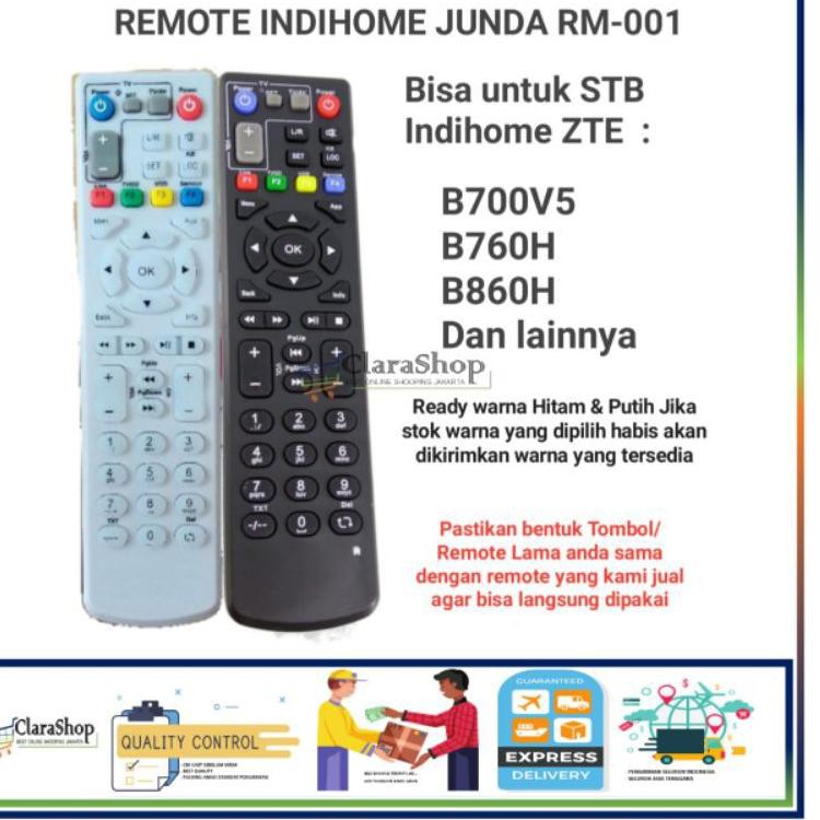 Ready.. Remot Remote Receiver STB USEE TV Indihom MNC PLAY Speedy TV ZTE Junda RM-001 LNH