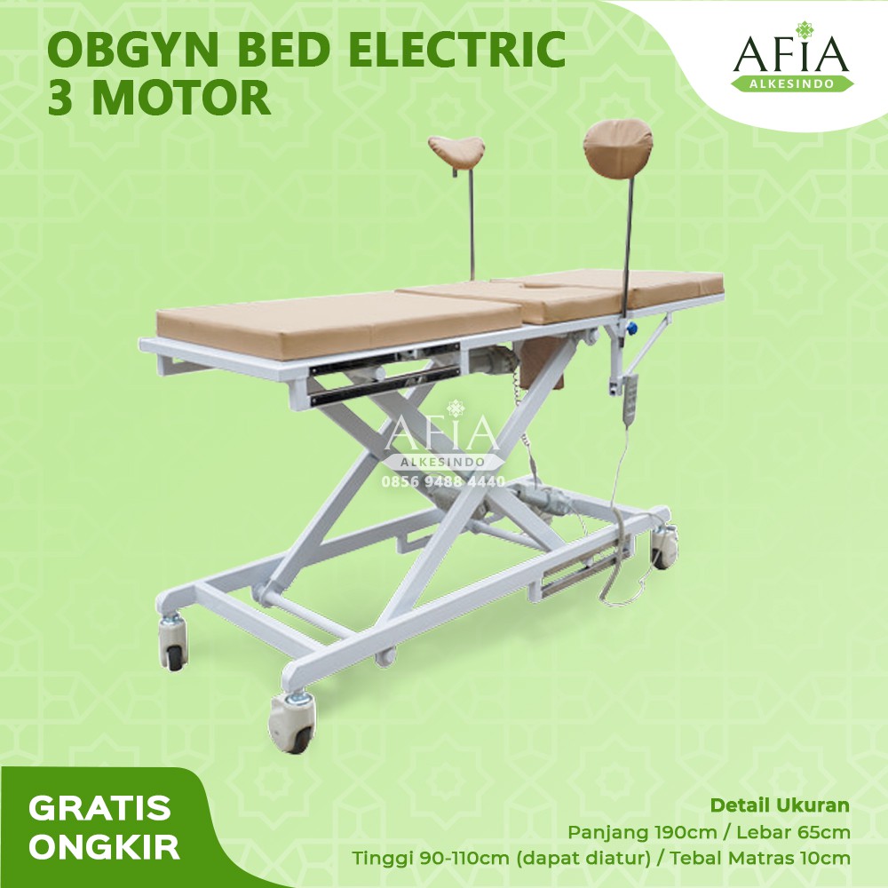 Meja Bantu Melahirkan - Obgyn Bed Electric 3 Motor