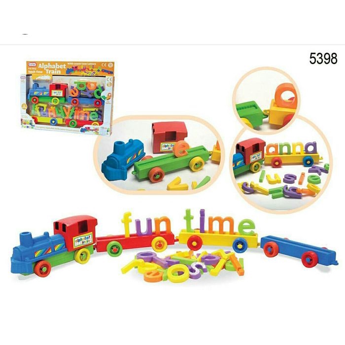 MAI557 MAINAN EDUKASI FUNTIME ALPHABET TRAIN F5398