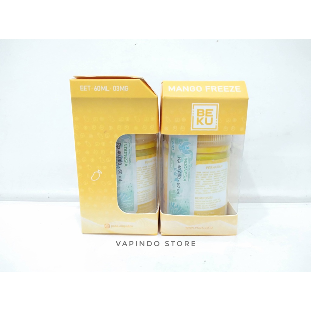 BEKU MANGO FREEZE 60ML 3MG BY FVS CLOUD X RAYS