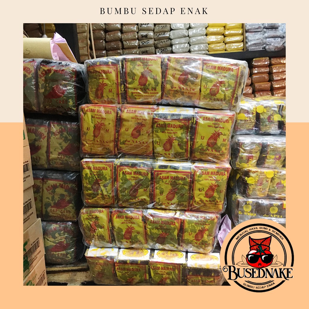 

250gr Asam Madura Cap Nanas (ada bijinya)