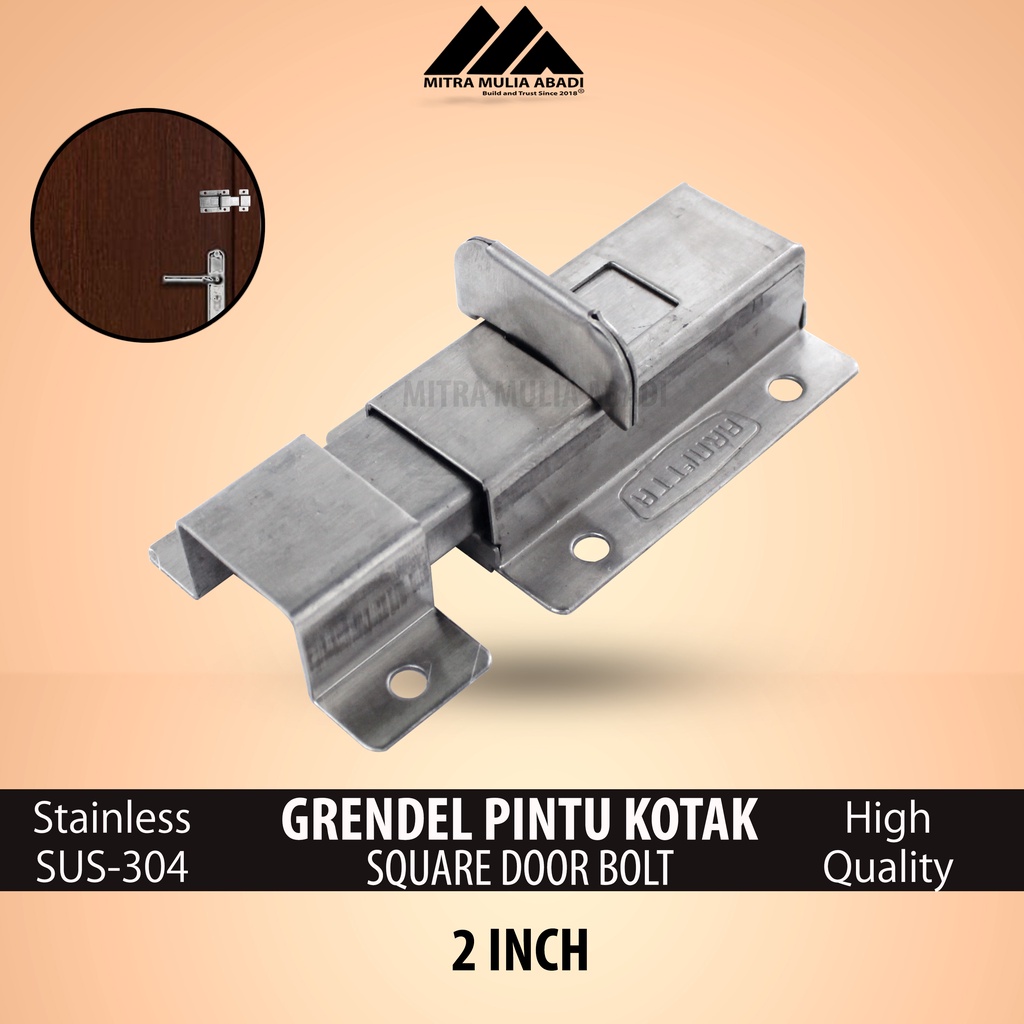 Slot Pintu Grendel Geser 2&quot;/ door lock