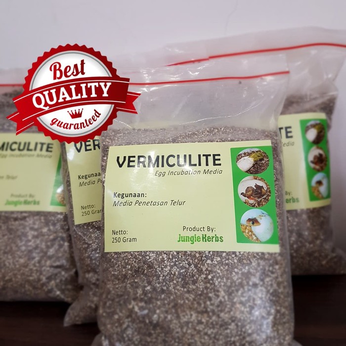 Vermiculite media tanam atau penetasan telur reptil
